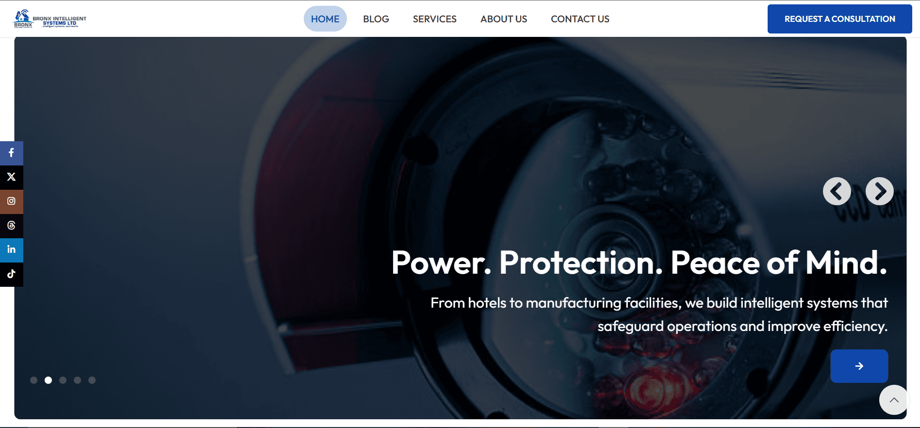 Bronx Intelligence Systems website