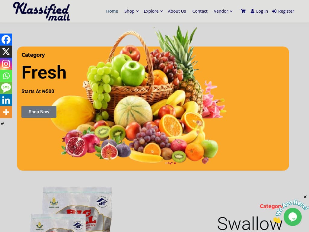 Mobile first design example